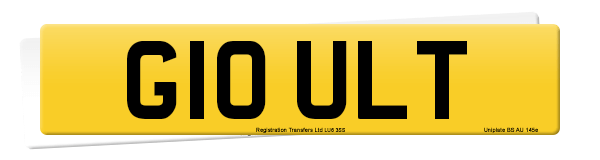 Registration number G10 ULT